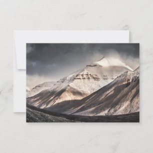 Carte de montagne Svalbard