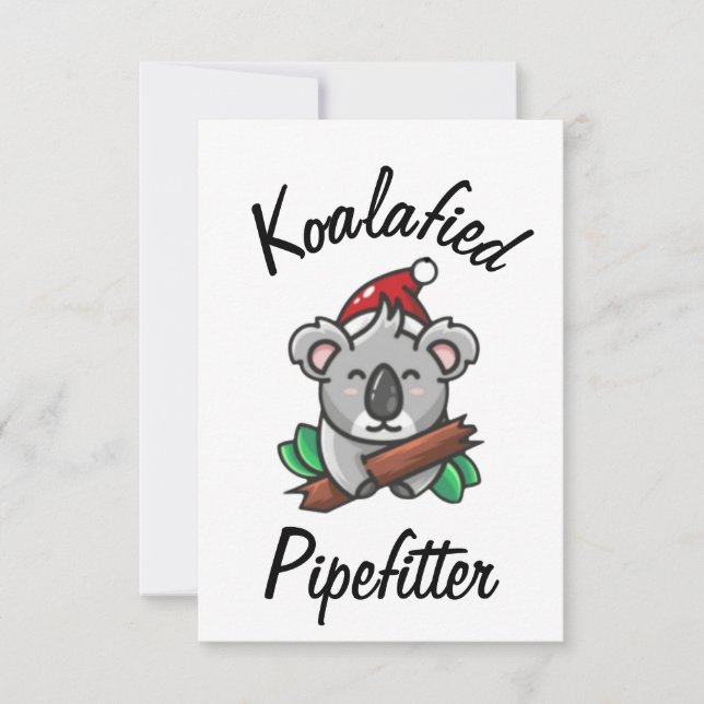 Carte de Monteur de Tuyaux Koalafied (Devant)