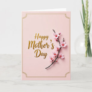 Carte de motifs rose pastel