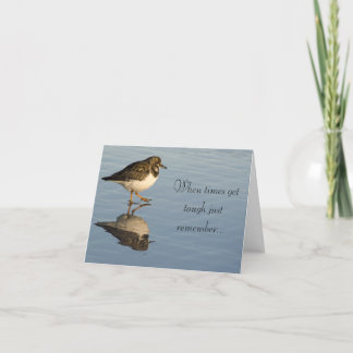 Carte de motivation pour les oiseaux de Sandpiper