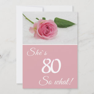 Carte de motivation pour son 80e anniversaire avec