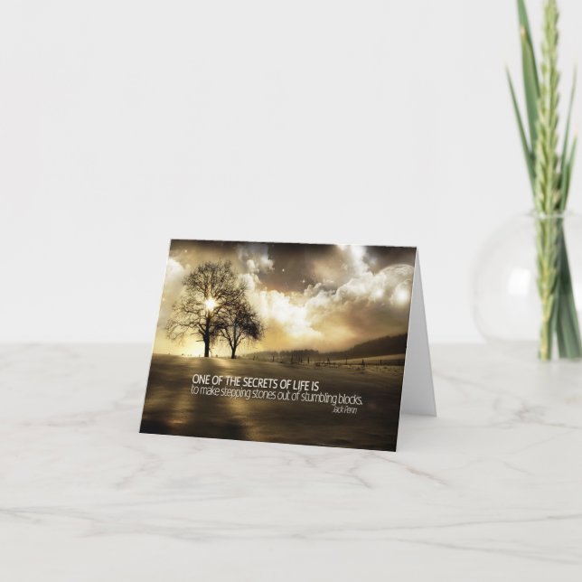 Carte de motivation Secrets of Life (Devant)