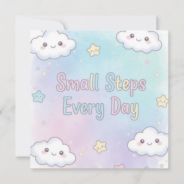 Carte de mots de motivation pour votre ami  (Devant)