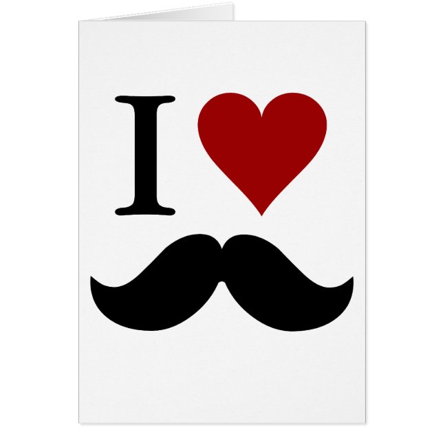 Carte de moustaches du coeur I (Devant)