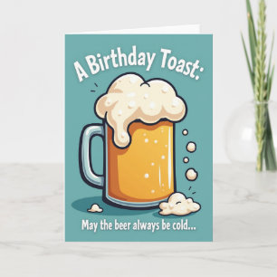 Carte de Mug Toast d'anniversaire