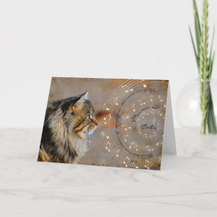 Carte de musique et de chats