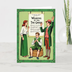 Carte de Musique 'Wearing Green'