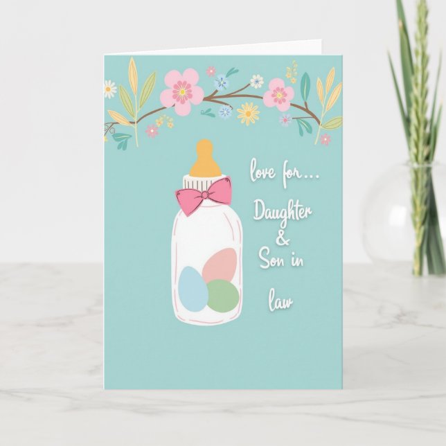 Carte de Naissance de Bébé Précieux (Devant)