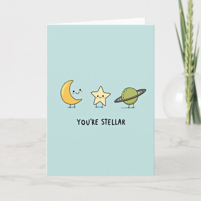 Carte de naissance fantaisiste céleste (Devant)