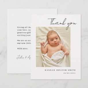 Carte de naissance minimale pour bébé