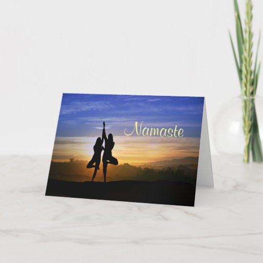 Carte De Namaste De Joyeux Anniversaire De Zazzle Fr