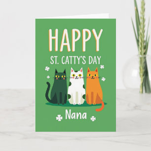 Carte de Nana pour la Fête des Chats Dorés Faux