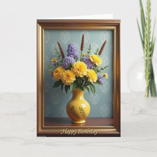 Carte de nature morte vibrante