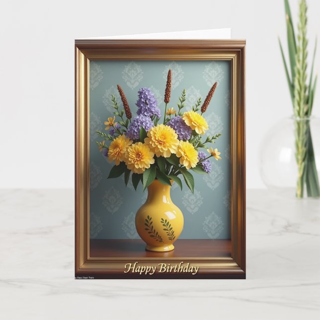 Carte de nature morte vibrante (Devant)