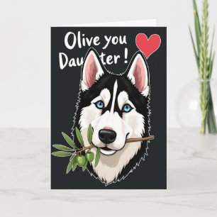 Carte de neige de la fête des mères pour chien ado