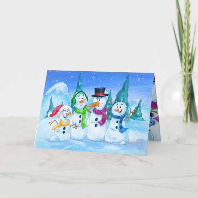 Carte de neige familiale (Devant)