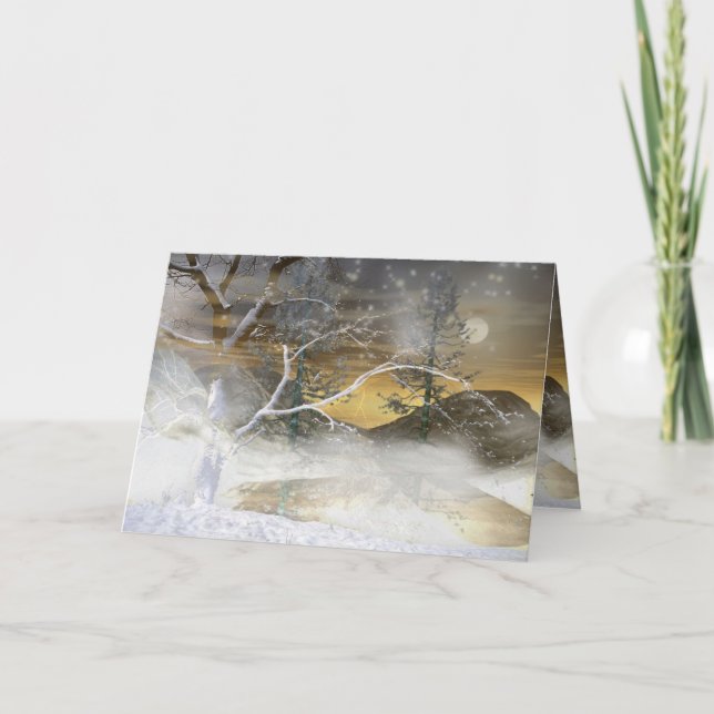 CARTE DE NEIGE HIVER (Devant)
