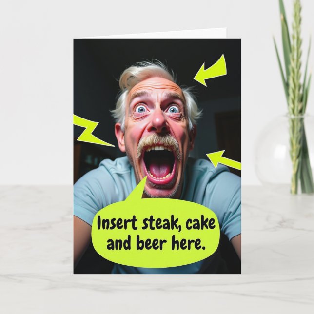 Carte de néon Papa joyeux (Devant)