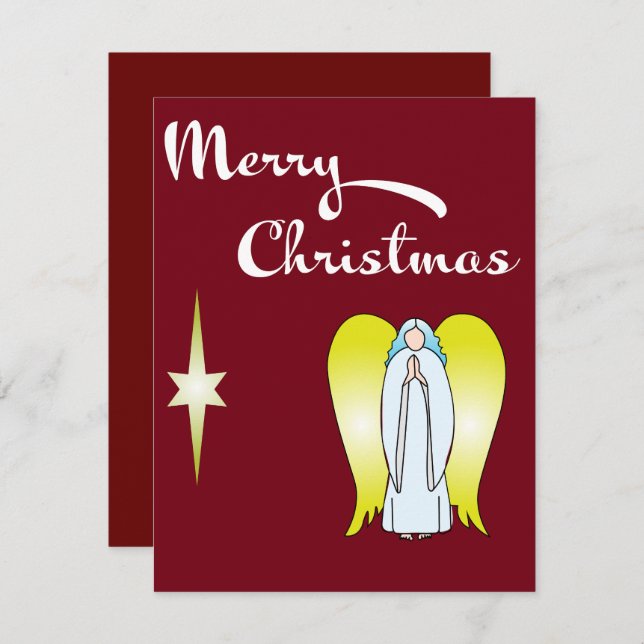 Carte de Noël (Devant / Derrière)