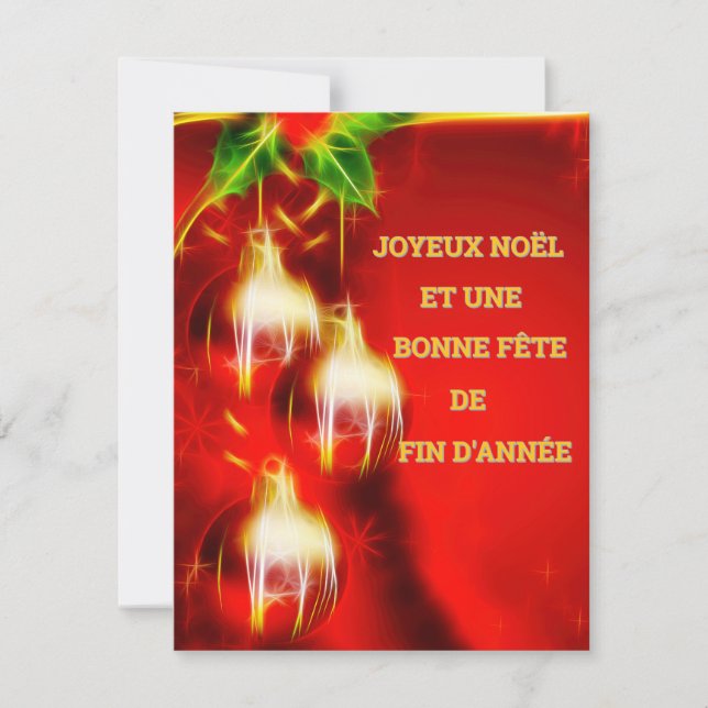 Carte de Noël  (Devant)