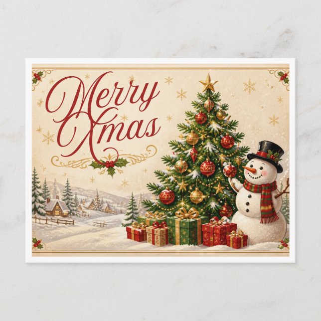 carte de Noël (Devant)