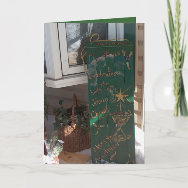 Carte de Noël (Devant)