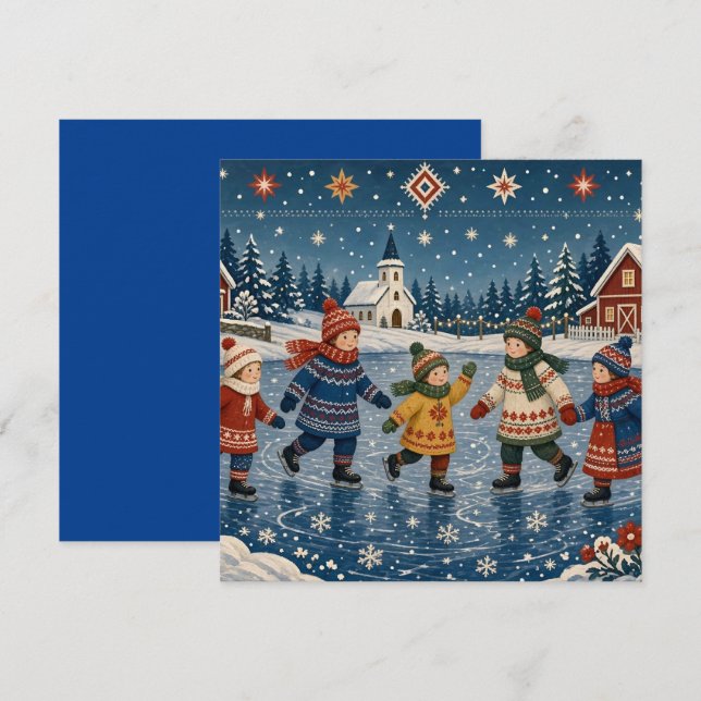 Carte de Noël (Devant / Derrière)