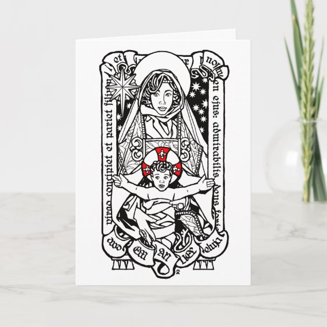 Carte de Noël 2014 : Une Vierge Conceve (Devant)