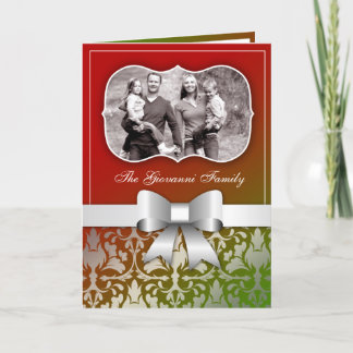 Carte de Noël 311 présentée avec boîte d'argent