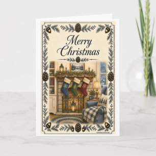 Carte de Noël - 3 Chaussettes