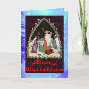 Carte de Noël - 3 sur 9 - Les bergers