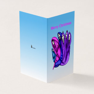 Carte de Noël 4 po x 3,5 po