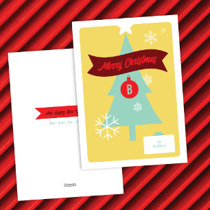 Carte de Noël à icônes personnalisées
