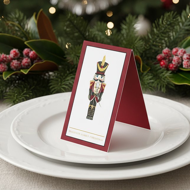Carte de Noël à l'aquarelle de Casse-Noisette pour (Créateur téléchargé)