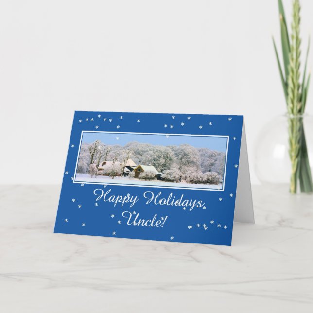 Carte de Noël à l'oncle Merry (Devant)