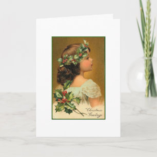 Carte de Noël à travers les yeux d'un enfant