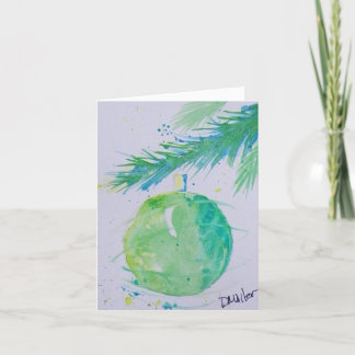 Carte de Noël Abstraite de la Balle de Noël