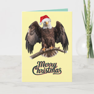 Carte de Noël Aigle américain