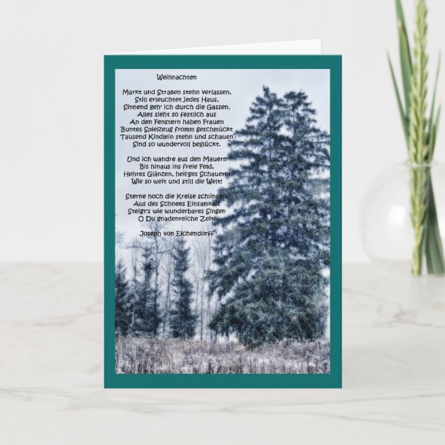 Carte de Noël allemande (Devant)