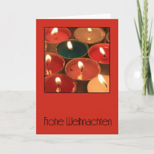 Carte de Noël allemande Frohe Weihnachten
