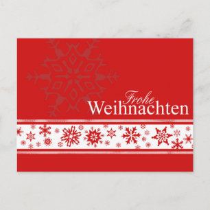 Carte de Noël allemande Frohe Weihnachten