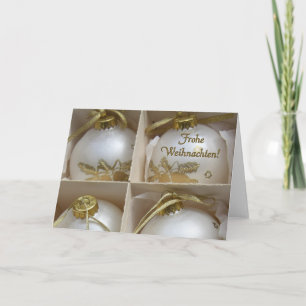 Carte de Noël allemande Frohe Weihnachten
