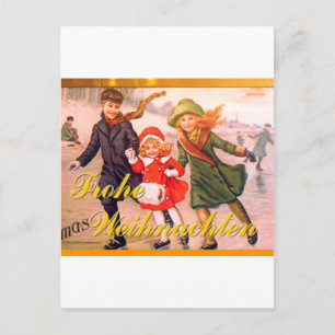 Carte de Noël allemande Frohe Weihnachten