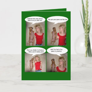 Carte de Noël amusante