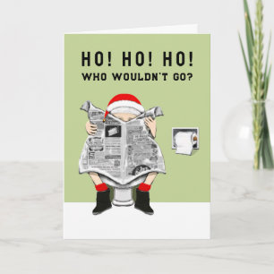 Carte de Noël amusante