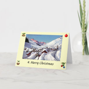 Carte de Noël - Andermatt, Suisse
