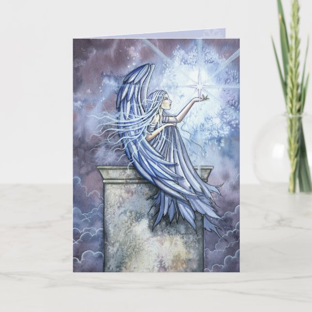 Carte de Noël Ange par Molly Harrison (Devant)