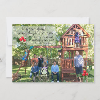 Carte de Noël - ange par votre côté