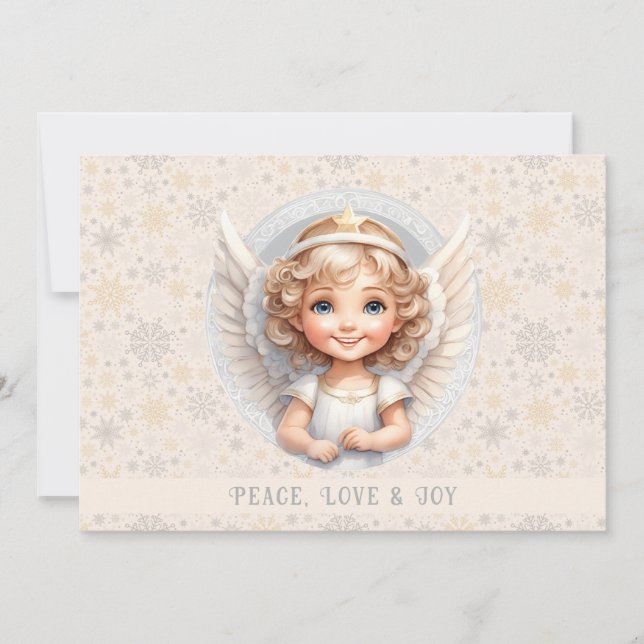 Carte de Noël Angel (Devant)