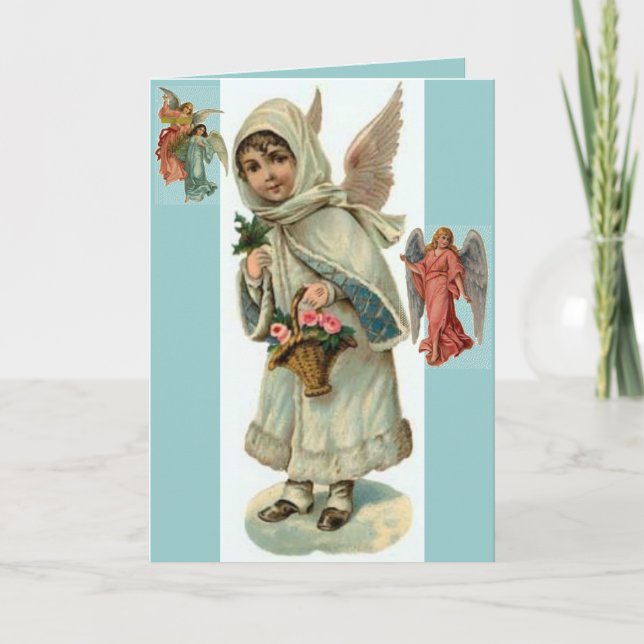 Carte de Noël Angel (Devant)